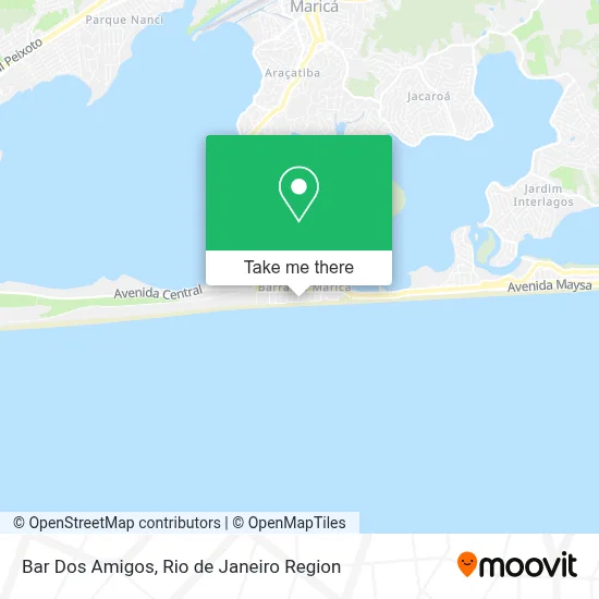 Bar Dos Amigos map