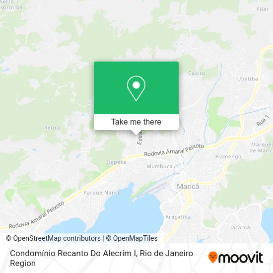 Condomínio Recanto Do Alecrim I map