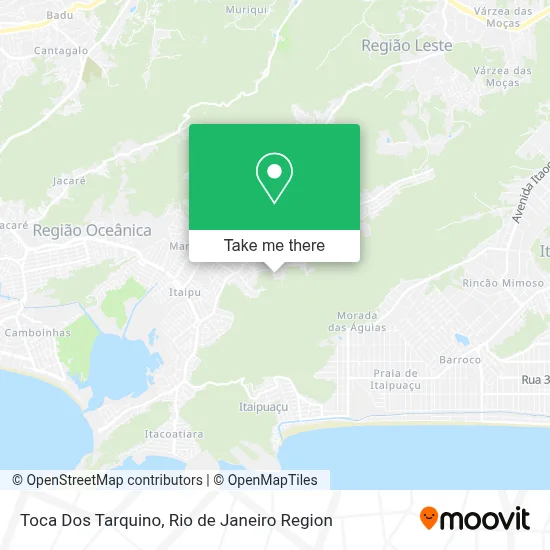 Toca Dos Tarquino map