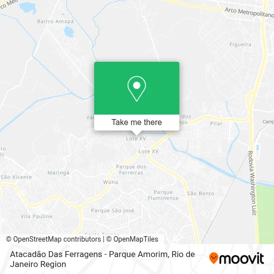 Atacadão Das Ferragens - Parque Amorim map