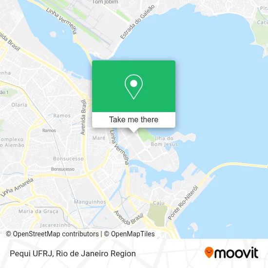 Pequi UFRJ map