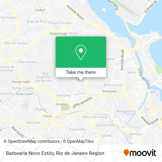 Barbearia Novo Estilo map