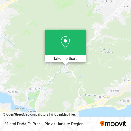 Miami Dade Fc Brasil map