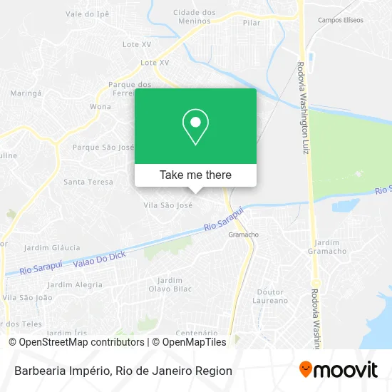 Barbearia Império map