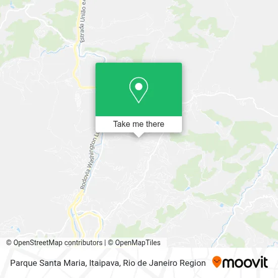 Parque Santa Maria, Itaipava map