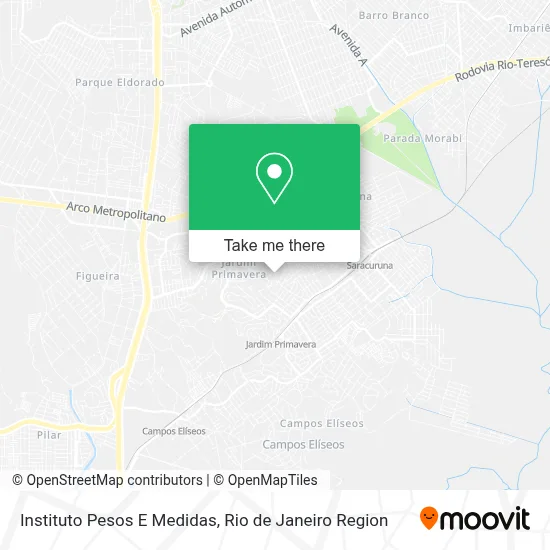 Instituto Pesos E Medidas map