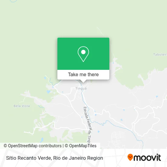 Sítio Recanto Verde map