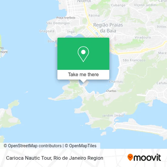 Carioca Nautic Tour map