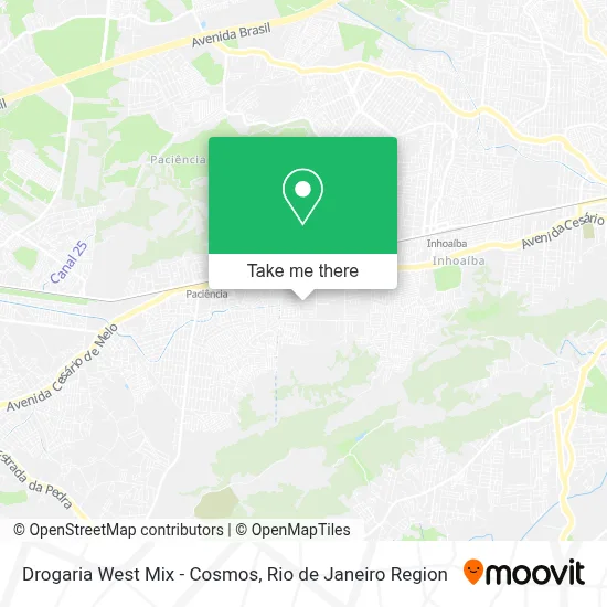 Drogaria West Mix - Cosmos map