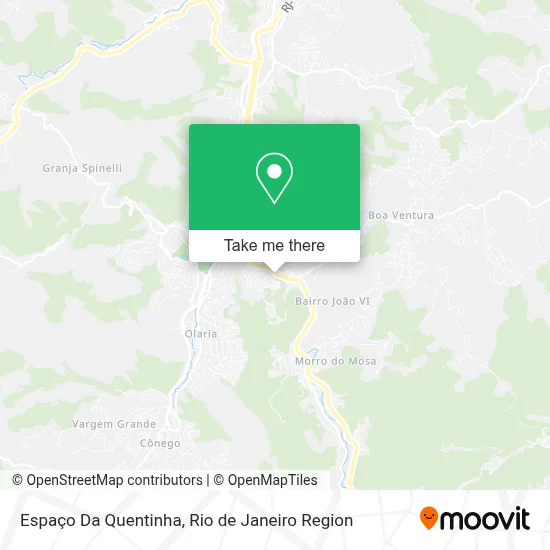 Espaço Da Quentinha map