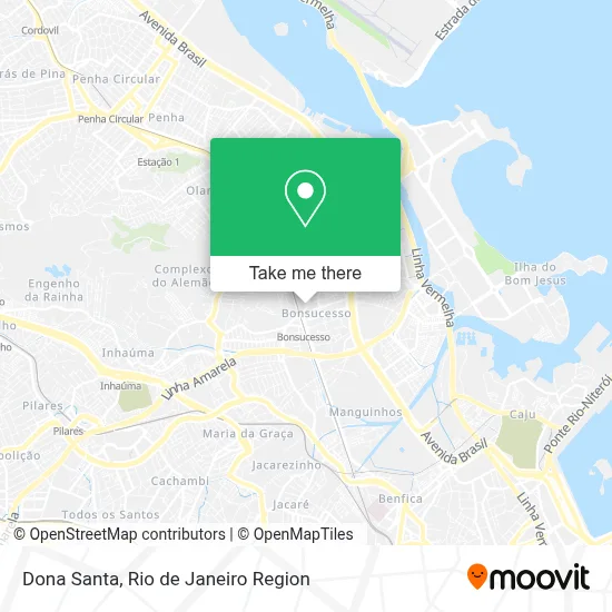 Dona Santa map