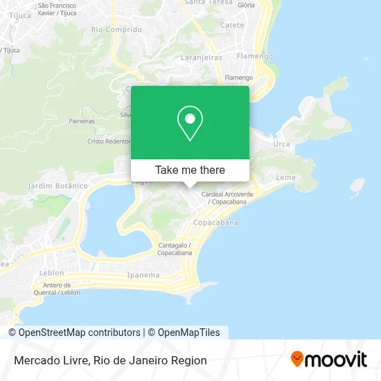 Mercado Livre map