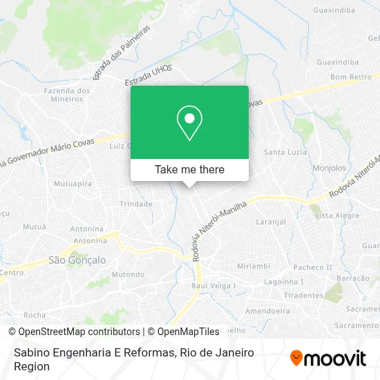 Sabino Engenharia E Reformas map