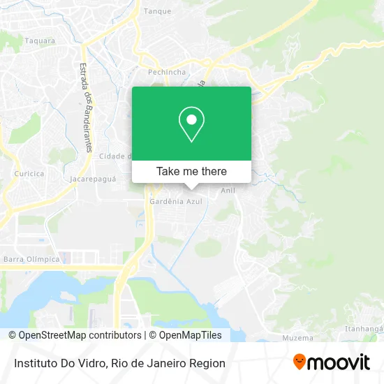 Instituto Do Vidro map
