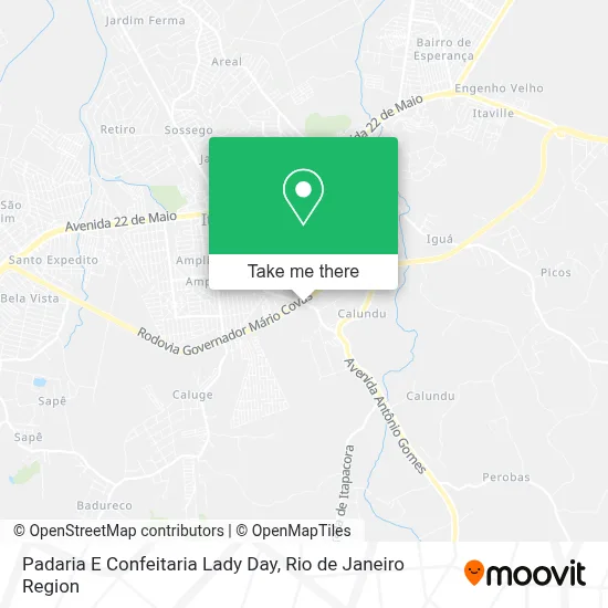 Padaria E Confeitaria Lady Day map