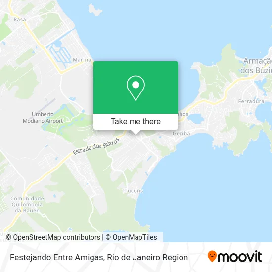 Festejando Entre Amigas map