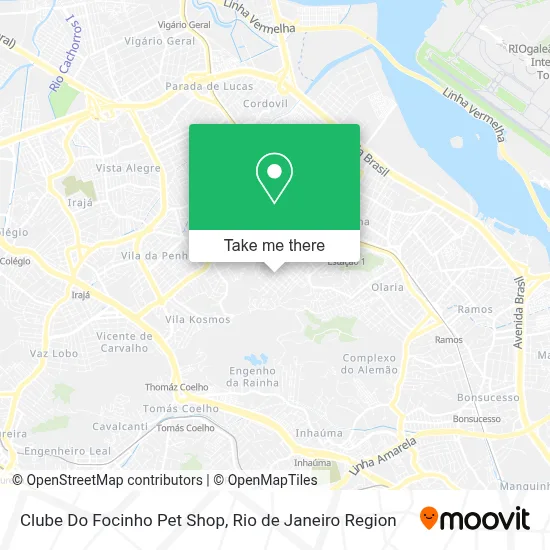 Clube Do Focinho Pet Shop map