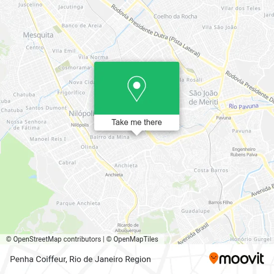 Penha Coiffeur map