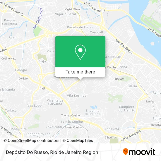 Depósito Do Russo map