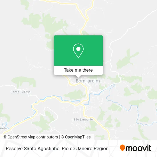 Resolve Santo Agostinho map