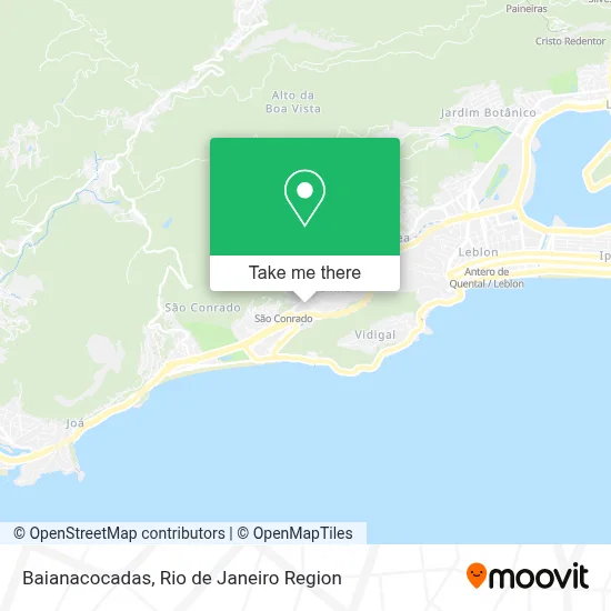 Baianacocadas map