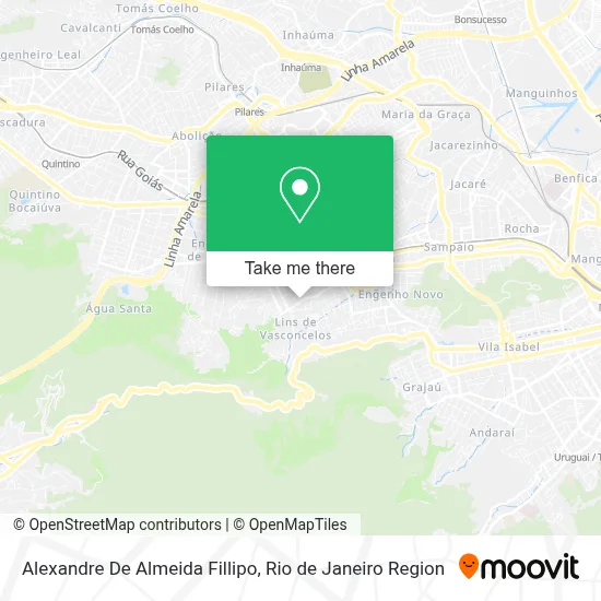 Alexandre De Almeida Fillipo map