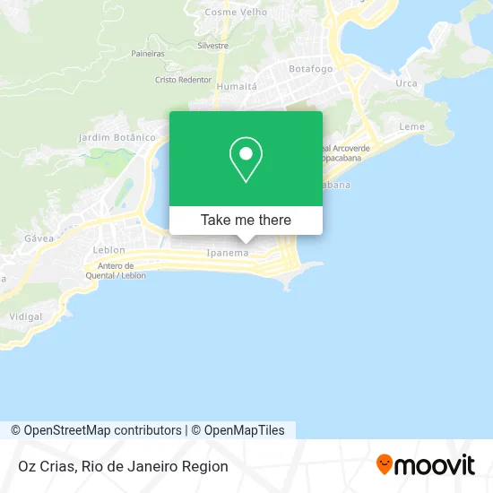 Oz Crias map