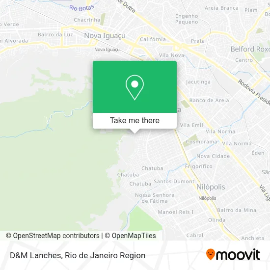 D&M Lanches map
