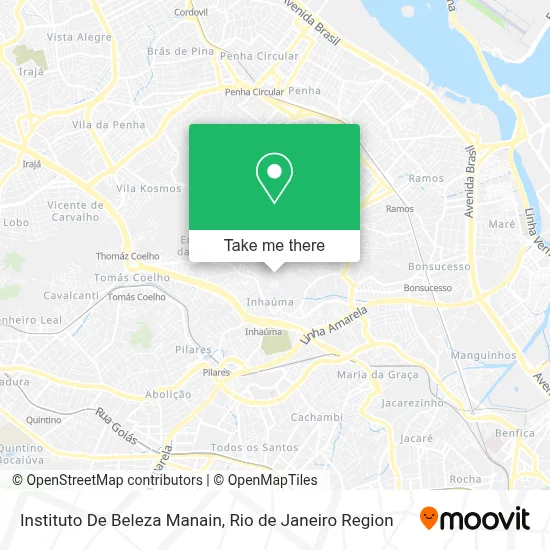 Instituto De Beleza Manain map