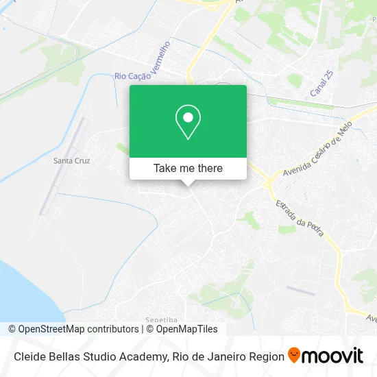 Cleide Bellas Studio Academy map