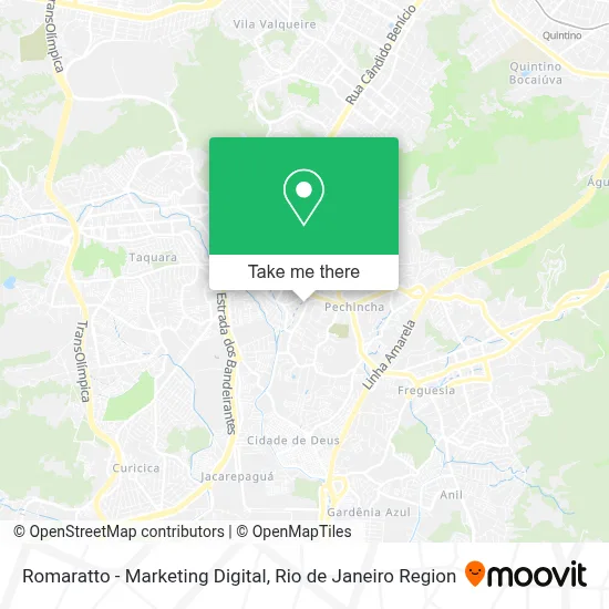 Romaratto - Marketing Digital map