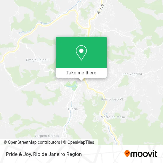 Pride & Joy map