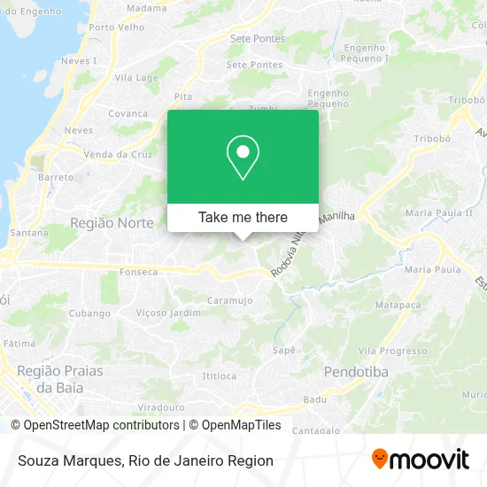 Souza Marques map