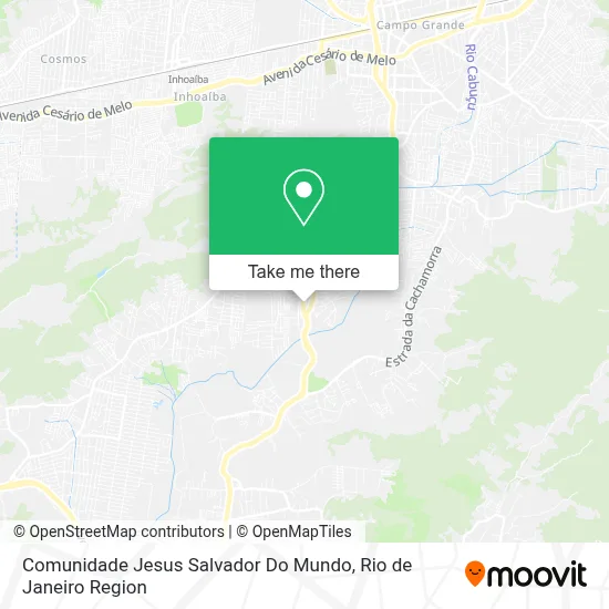 Comunidade Jesus Salvador Do Mundo map