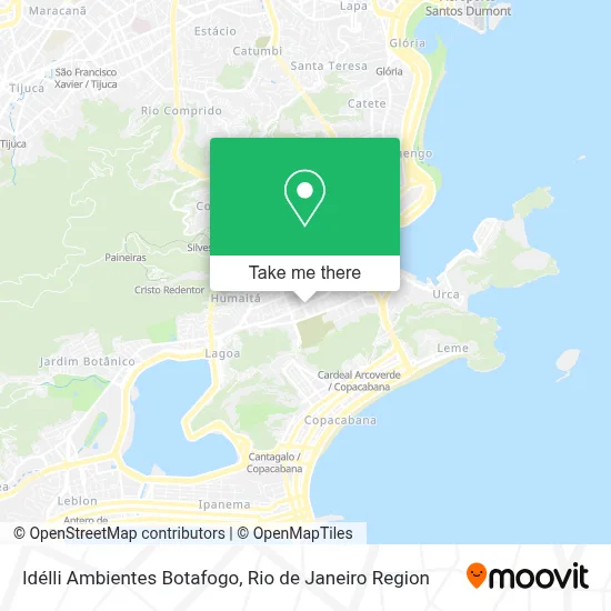 Idélli Ambientes Botafogo map