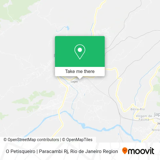 O Petisqueiro | Paracambi Rj map