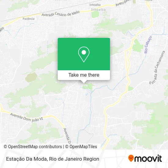 Estação Da Moda map