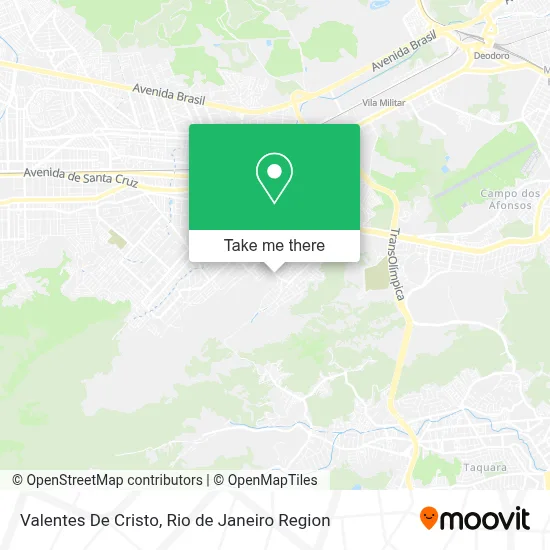 Valentes De Cristo map