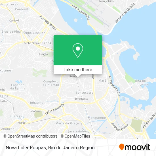 Nova Lider Roupas map