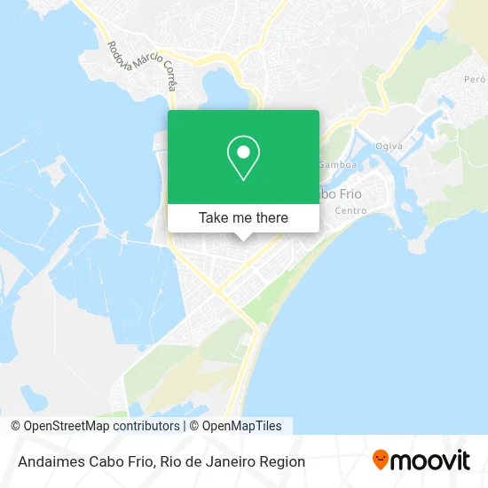 Andaimes Cabo Frio map