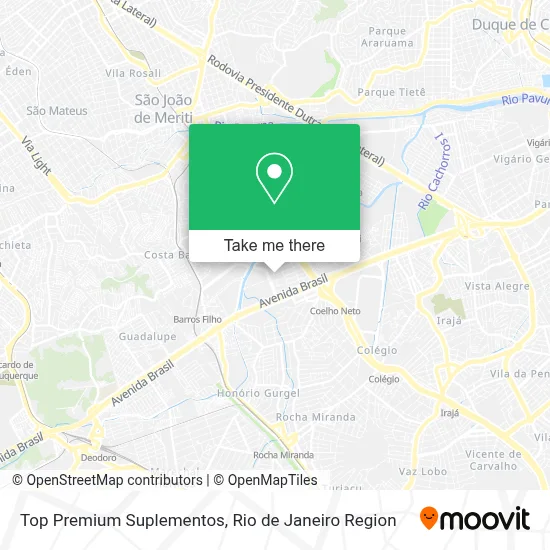 Top Premium Suplementos map