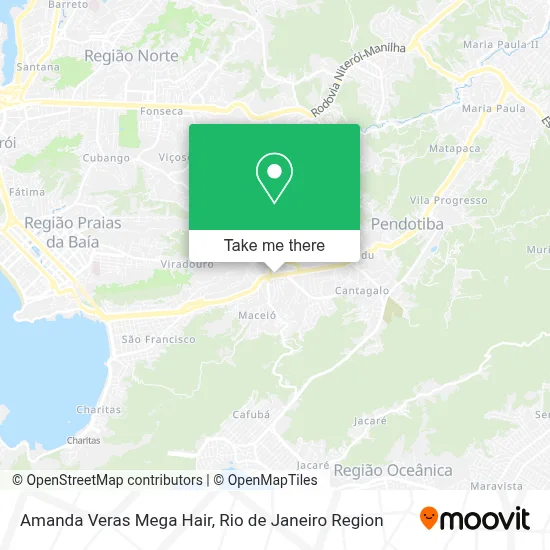 Amanda Veras Mega Hair map