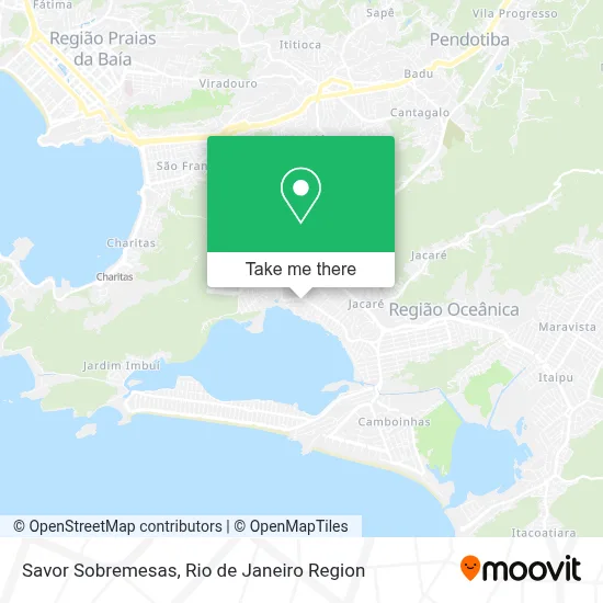 Savor Sobremesas map