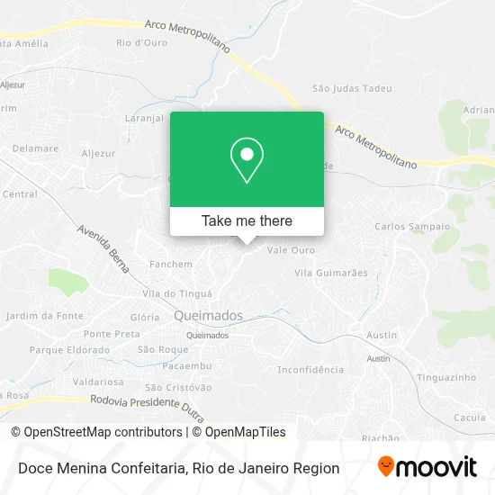 Doce Menina Confeitaria map