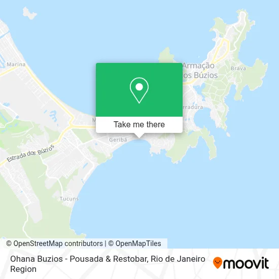 Ohana Buzios - Pousada & Restobar map