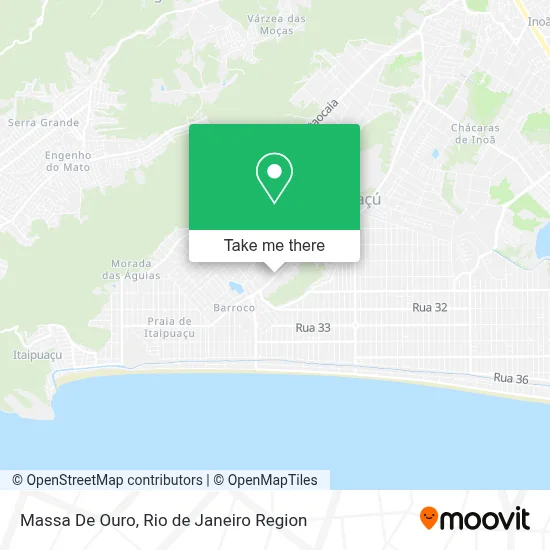 Massa De Ouro map