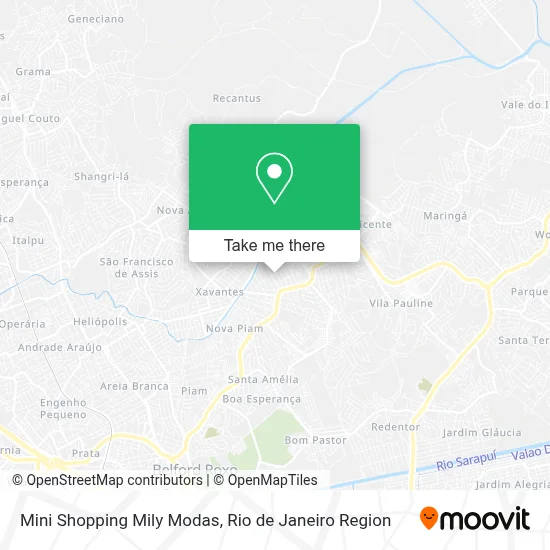 Mini Shopping Mily Modas map