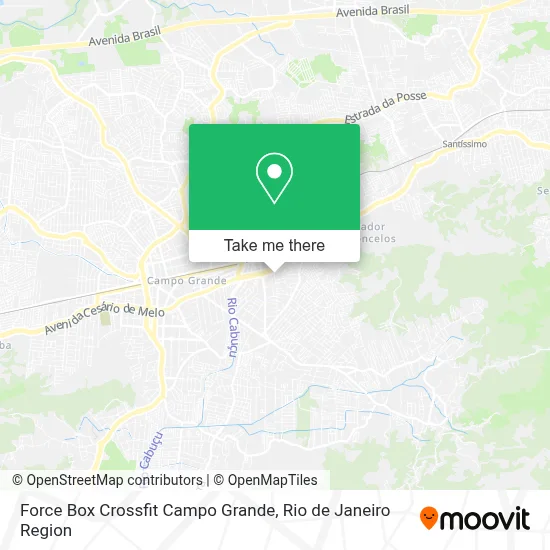 Force Box Crossfit Campo Grande map