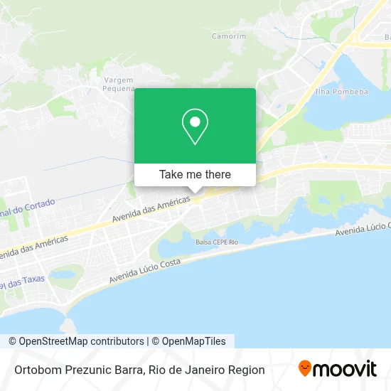 Ortobom Prezunic Barra map