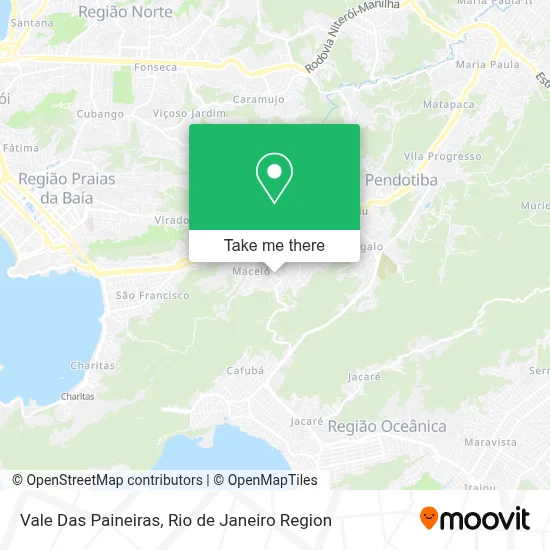 Vale Das Paineiras map
